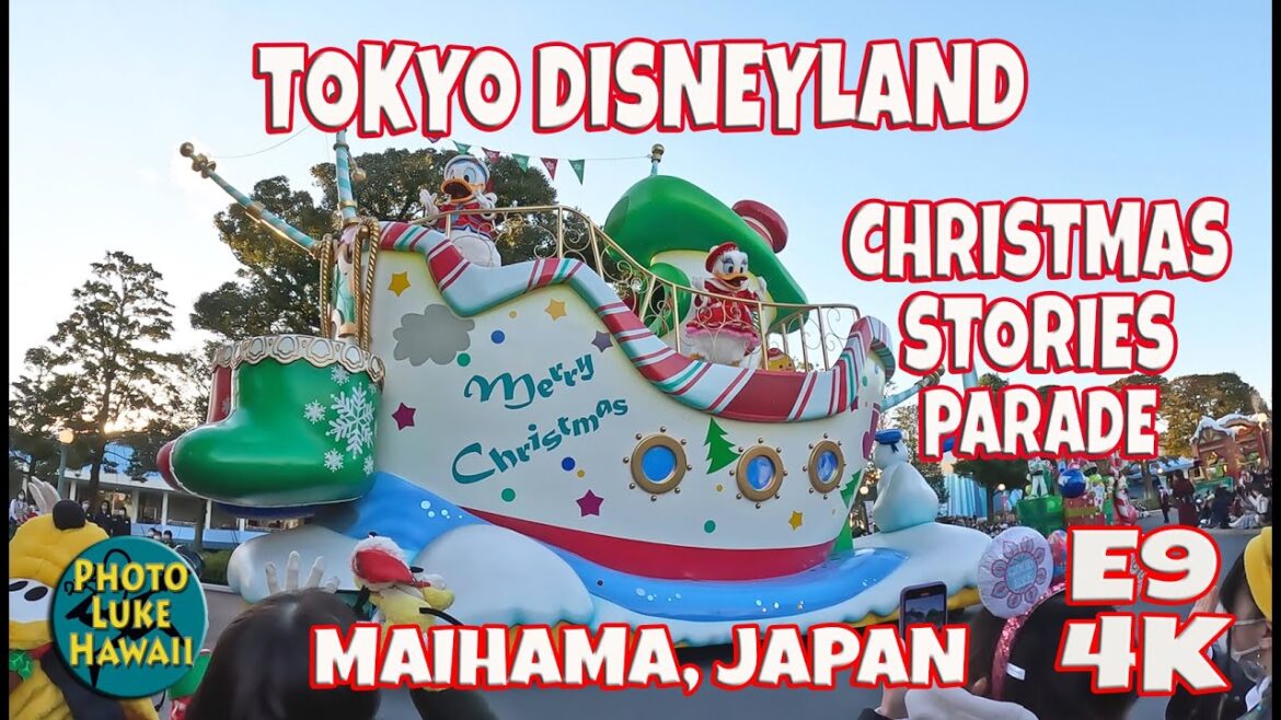 Tokyo Disneyland Disney Christmas Stories Parade E9 December 19, 2023 Urayasu Chiba Japan 東京ディズニーラ Tokyo Disneyland Disney Christmas Stories Parade E9 December 19, 2023 Urayasu Chiba Japan 東京ディズニーラ