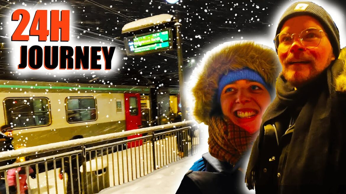 THE POLAR EXPRESS - Overnight train to Lapland (4k) 🇸🇪