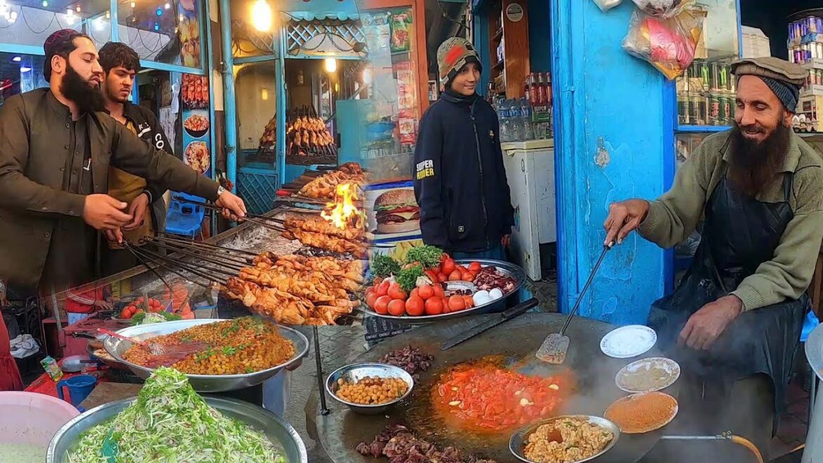 Popular Street food in rainy day | Chicken Sajji | Kabuli Pulao recipe | Kabab | Soup | Nashta Popular Street food in rainy day | Chicken Sajji | Kabuli Pulao recipe | Kabab | Soup | Nashta