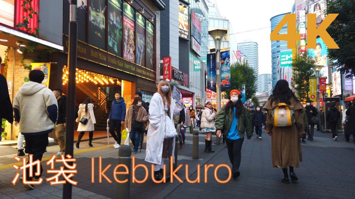 【4k】Tokyo walk-Ikebukuro💜池袋を散歩