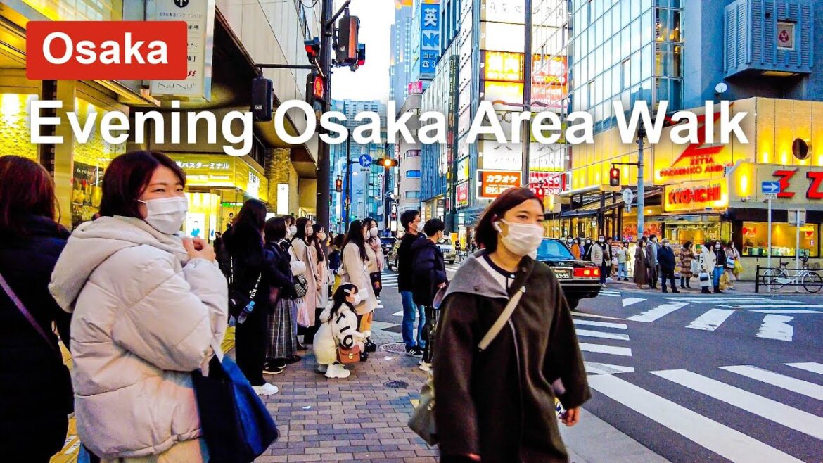 【Osaka 💖】Walk Japan – Evening Osaka Area Walk on the End of the Year ASMR 【4K】오사카 โอซาก้า 【Osaka 💖】Walk Japan - Evening Osaka Area Walk on the End of the Year ASMR 【4K】오사카 โอซาก้า