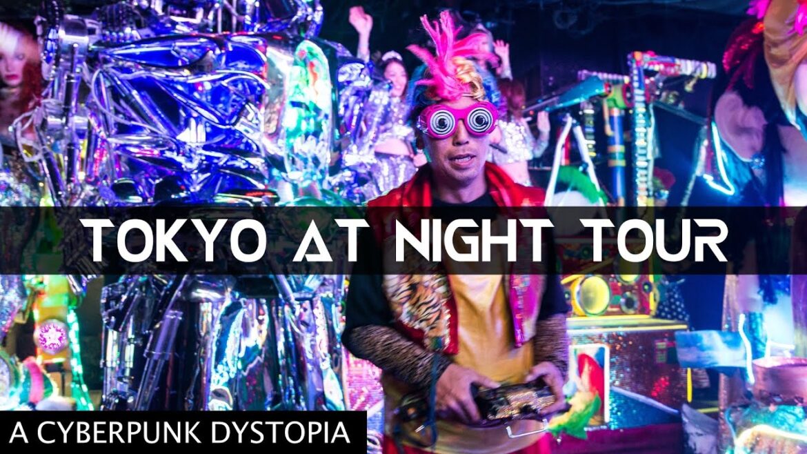 TOKYO AT NIGHT Tour, A cyberpunk Dystopia. Nightlife Tokyo Japan
