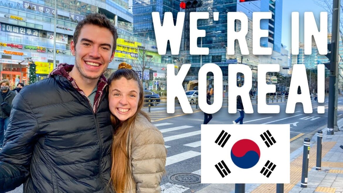 FLYING TO SEOUL SOUTH KOREA (Travel Day Vlog + First impressions) 서울 대한민국