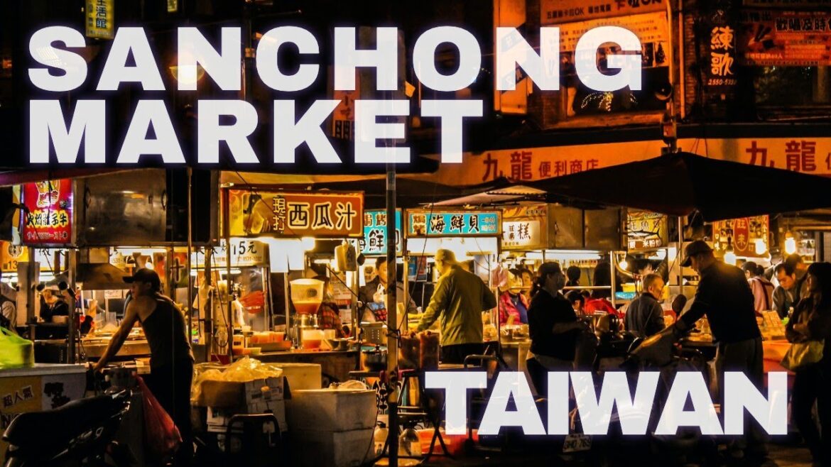 TAIWAN WALKING TOUR 2022 | SANCHONG MARKET | fordizangVlogs