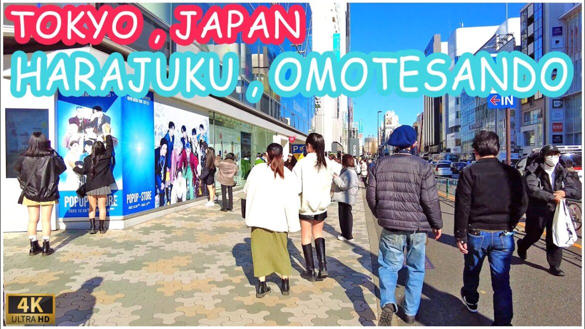 walk around Omotesando , Harajuku , Takeshita Street 4K walk around Omotesando , Harajuku , Takeshita Street 4K