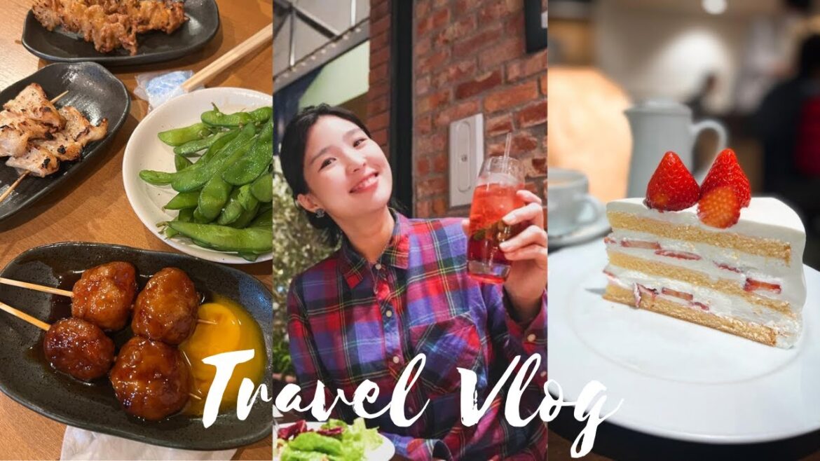 [VLOG 38] Singaporean in Korea/ Travel Vlog, Tokyo, Saitama, Yokohama, Harbs Cakes, Drinks & Games