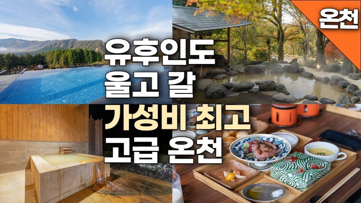 ♨️유후인 온천이 갑자기 비싸졌다면 이곳을 추천합니다ㅣ💰가성비 최고의 온천 리조트ㅣ⛰산이 보이는 실외 풀과 경치가 끝내 주는 노천탕ㅣ🛁실내 실외 둘다 있는 가족탕까지 최고입니다