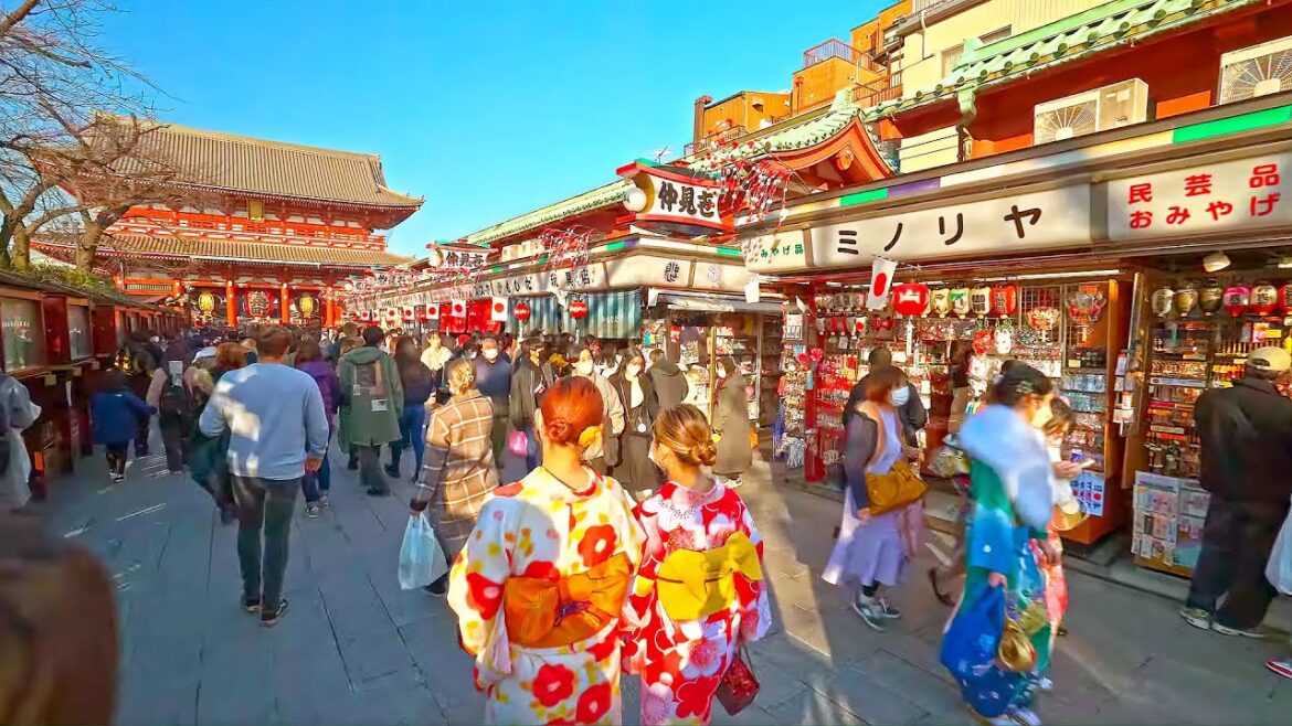 Tokyo Asakusa on Coming of Age Day・4K HDR