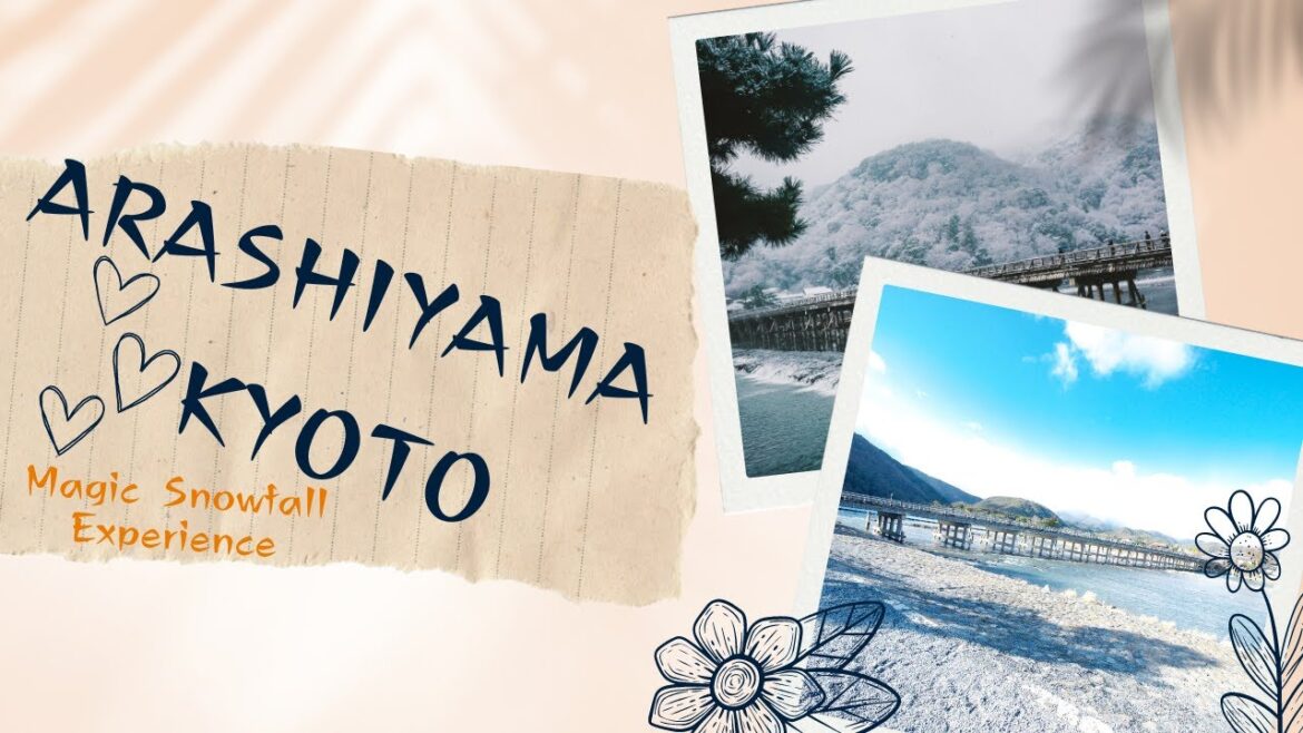 Top 10 Winter Destinations in Japan: ARASHIYAMA KYOTO JAPAN in 4K ASMR | Amazing Snowfall Experience