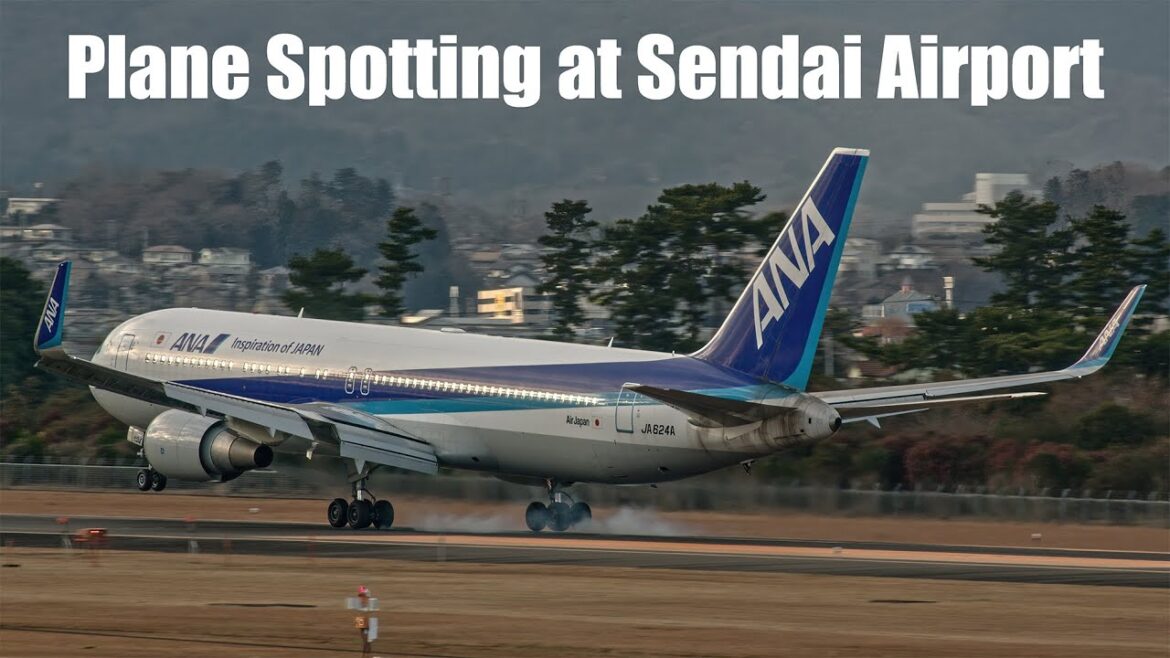 飛行機離着陸 仙台空港 4K UHD Plane Spotting at Sendai Airport (Japan SDJ/RJSS) | 2021 Winter 仙台国際空港 航空機 旅客機