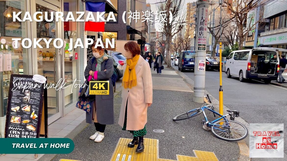 4k hdr japan walk | Kagurazaka Tokyo A gourmet place with history | Geisha Street in the Taisho Era