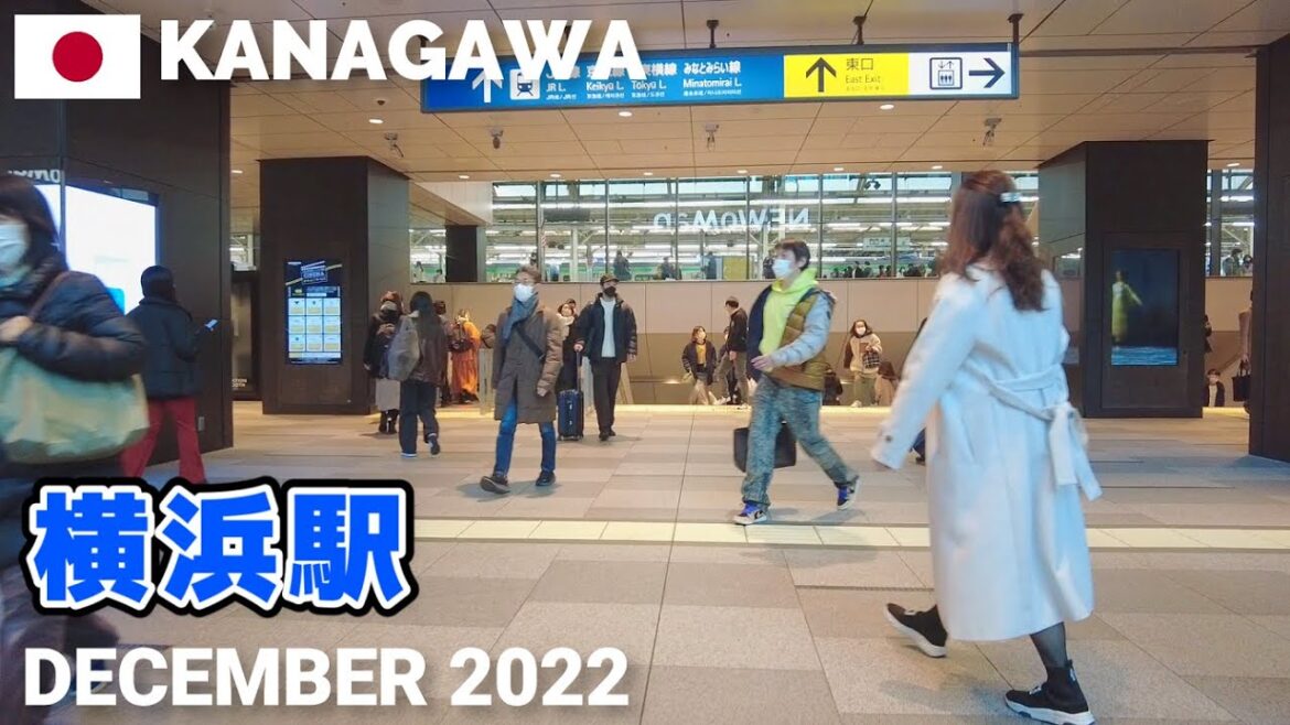 【神奈川】横浜駅をぶらぶら歩く2022冬 Walking around Yokohama Station, Kanagawa, Japan