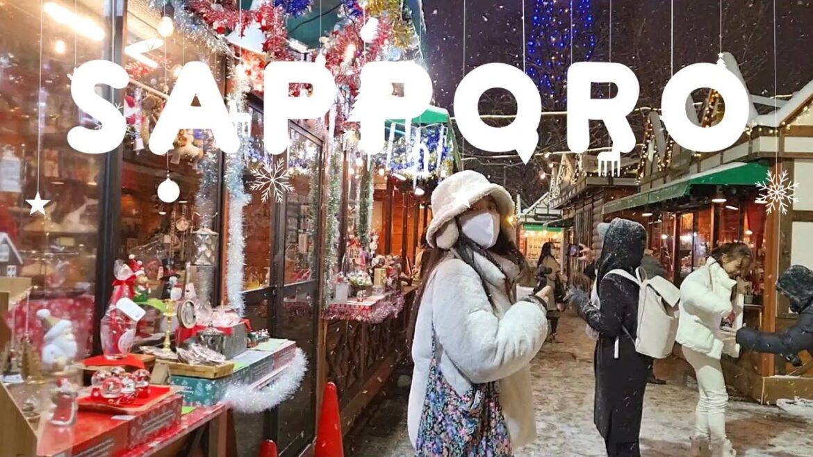 ☃️ 흰눈 펑펑 맞으며! ❄️ 삿포로 여행 ep.4 오도리공원 • 버터콘라멘 • 로손편의점 • 스벅 시티컵 - 3박 4일 홋카이도 겨울여행