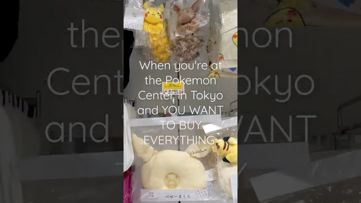 when you're in the pokemon center in Tokyo 💴💵🗼 #pokemon #japan #tokyo #shorts #travel #takemymoney