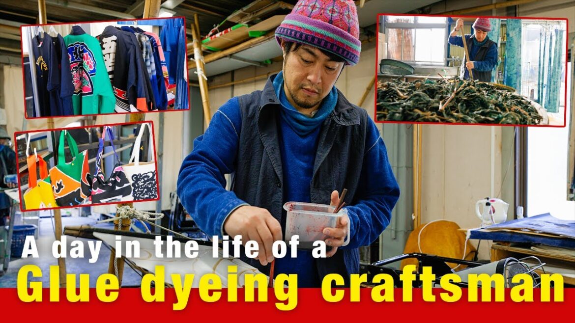 【Japan】A day in the life of a  Glue dyeing craftsman のり染職人に密着 /meet my kagawa 【Japan】A day in the life of a  Glue dyeing craftsman のり染職人に密着 /meet my kagawa