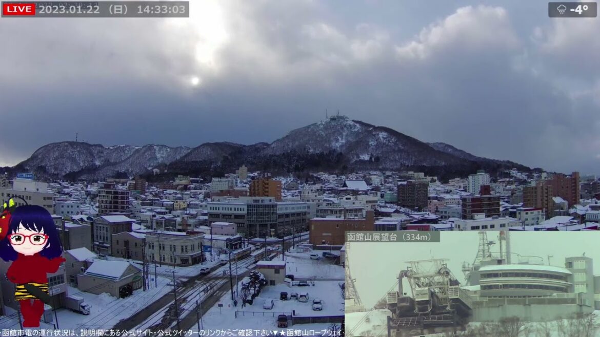 函館ハリストス正教会（ガンガン寺）の鐘の音 2023/01/22