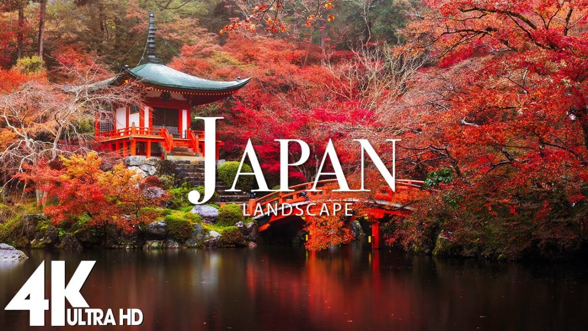 FLYING OVER JAPAN (4K UHD) - Relaxing Music Along With Beautiful Nature Videos - 4K Video #3