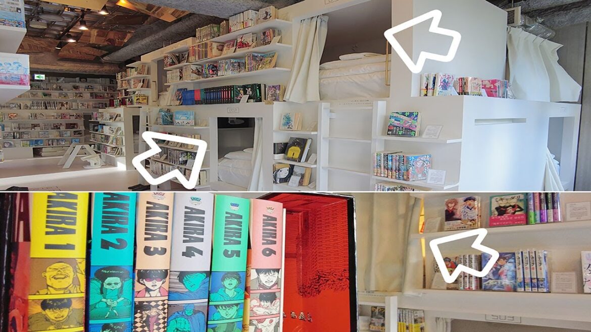 [Japan]I don't have a key, but I stay at a hotel with lots of manga