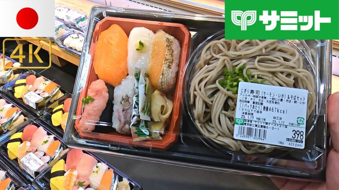 Exploring Japanese Grocery (Summit)| 4k Virtual tour/Japan/Supermarket/Shopping/ASMR/Sushi Exploring Japanese Grocery (Summit)| 4k Virtual tour/Japan/Supermarket/Shopping/ASMR/Sushi