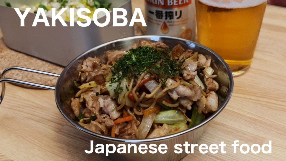 Yakisoba-Japanese street food Stir-fry noodles