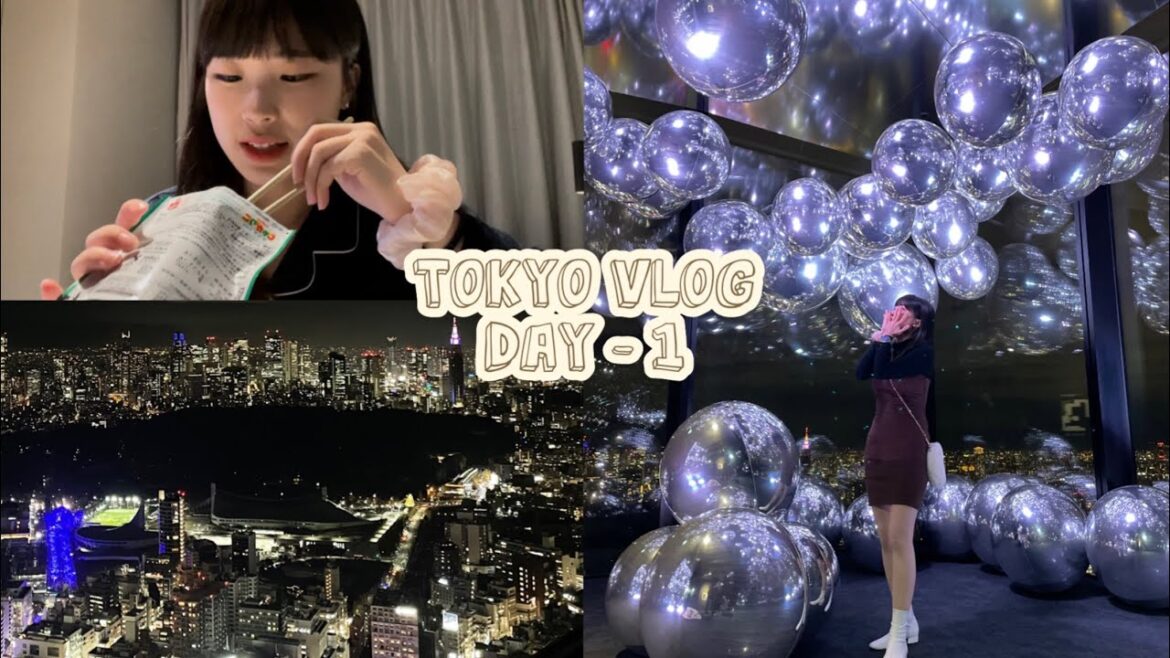 고등학교 친구들과 떠난 일본 여행 DAY-1  | 시부야스카이 | 아부라소바 | 편의점 먹방