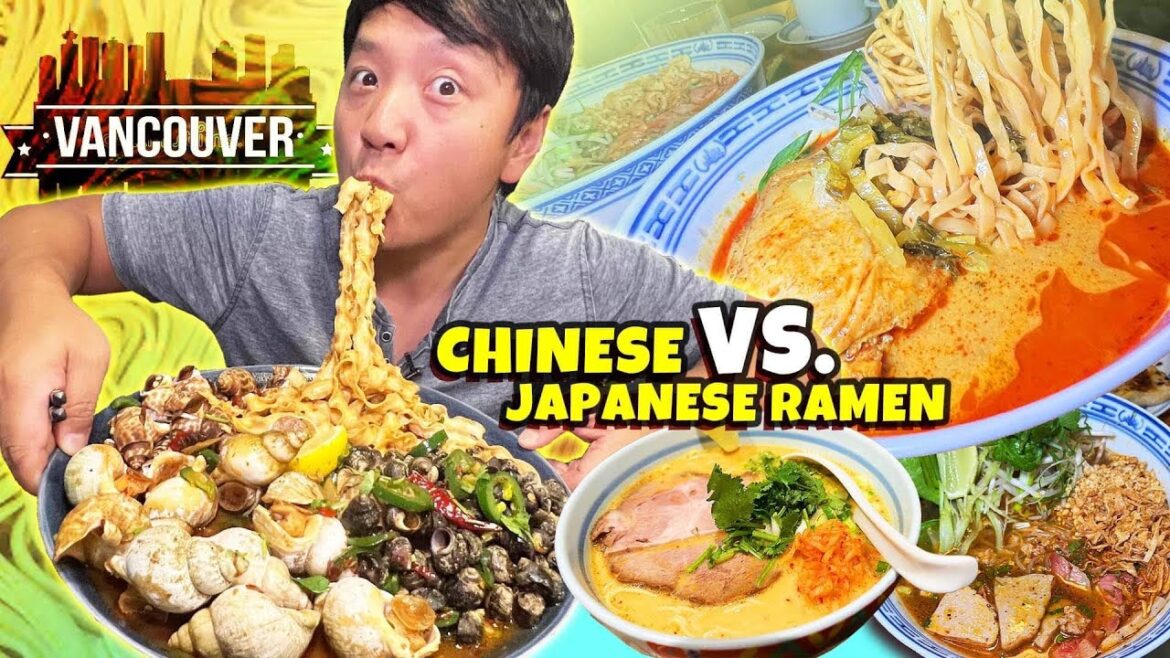 BEST Chinese VS. Japanese Ramen in Vancouver Canada BEST Chinese VS. Japanese Ramen in Vancouver Canada