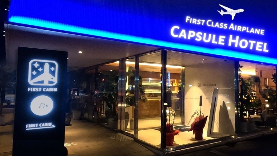 First Class Capsule Hotel of the Highest Grade ✈️ First Cabin Osaka 🇯🇵 ファーストキャビン西梅田