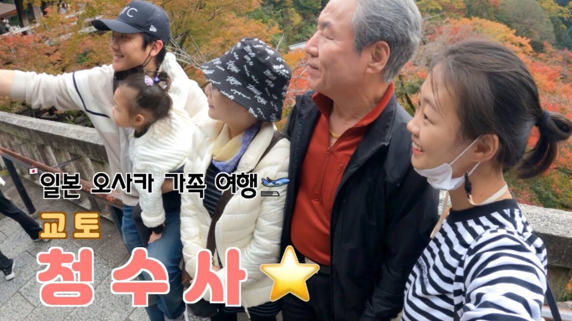 손가네vlog] 3살 아기👧🏻 부모님👵🏻🧓🏻모시고 우당탕탕 해외여행 가기 마지막 🇯🇵 (교토 청수사)