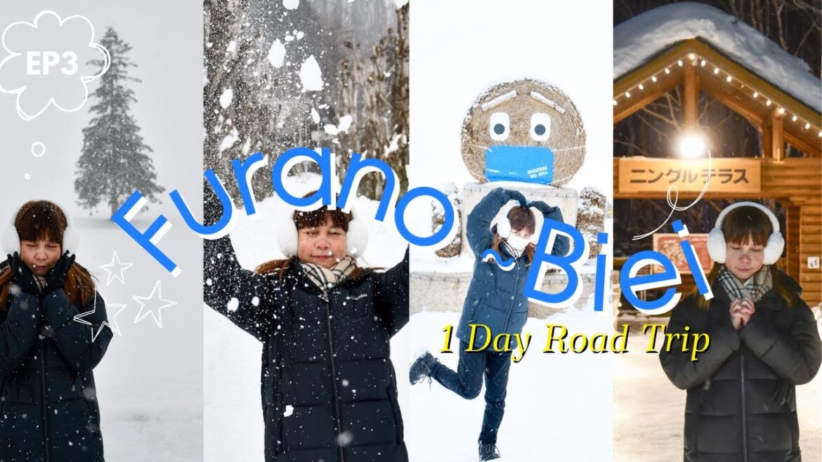 Ep3. Furano~Biei 🚗 1 Day Road Trip ʕ•ᴥ•ʔ