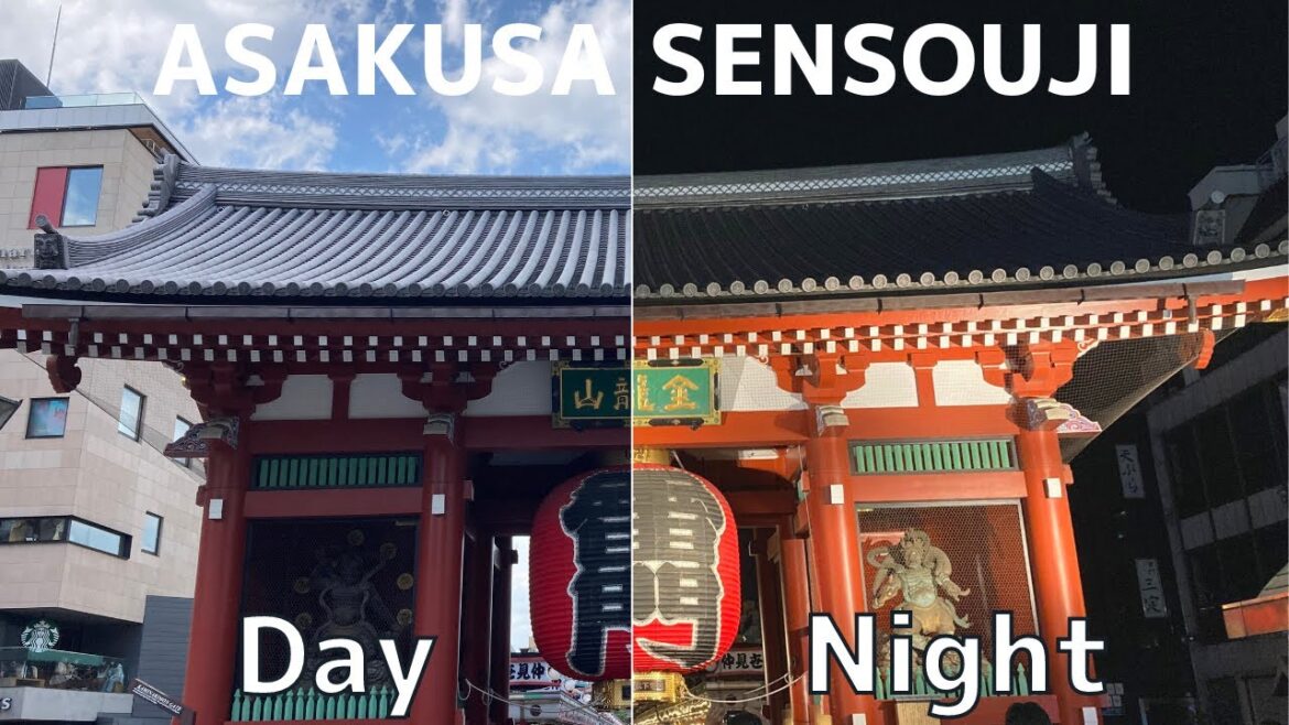 SENSOUJI WALKING DAY AND NIGHT, ASAKUSA, JAPAN