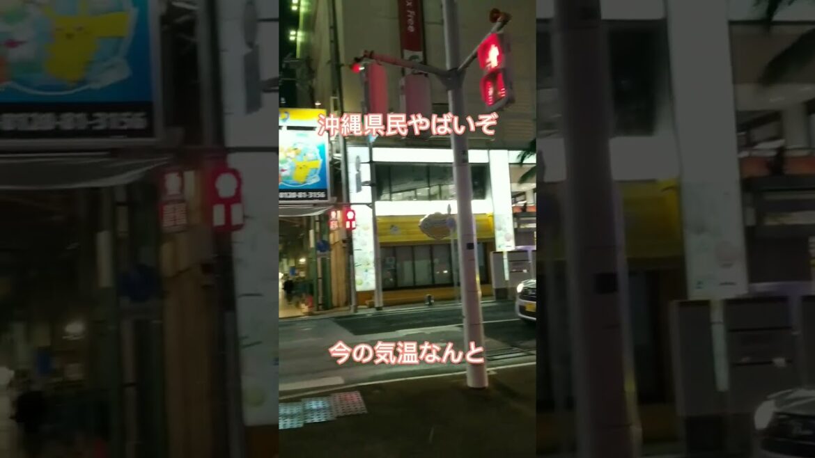 ここ数年体感したことない気温。。 #沖縄旅行 #okinawa #大寒波 #shorts