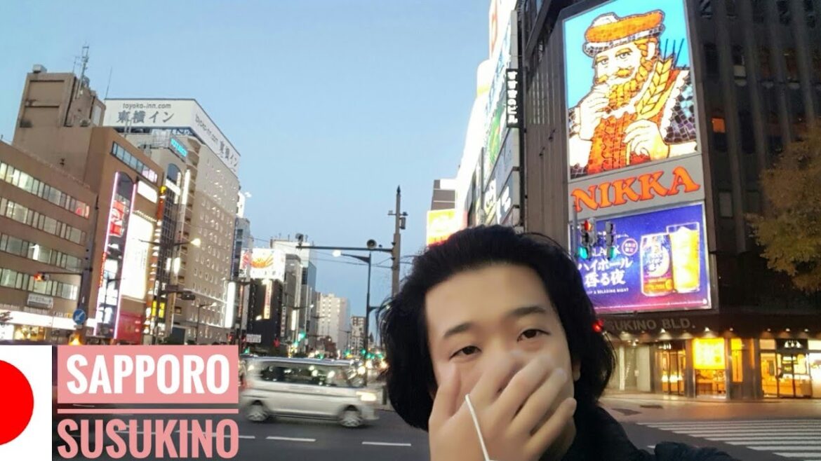 韓国男子の札幌すすきの散歩 【日本一周18】