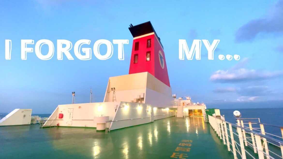 The True Story About My Traveling Without Cash [Japan's Overnight Capsule Hotel Ferry Fukuoka]