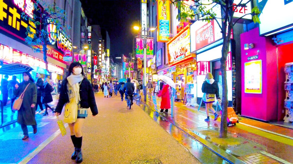 Shinjuku in Tokyo 🐶🍻 A night town in a cold drizzle♪💖🐶4K ASMR non-stop 1 hour 03 minutes Shinjuku in Tokyo 🐶🍻 A night town in a cold drizzle♪💖🐶4K ASMR non-stop 1 hour 03 minutes