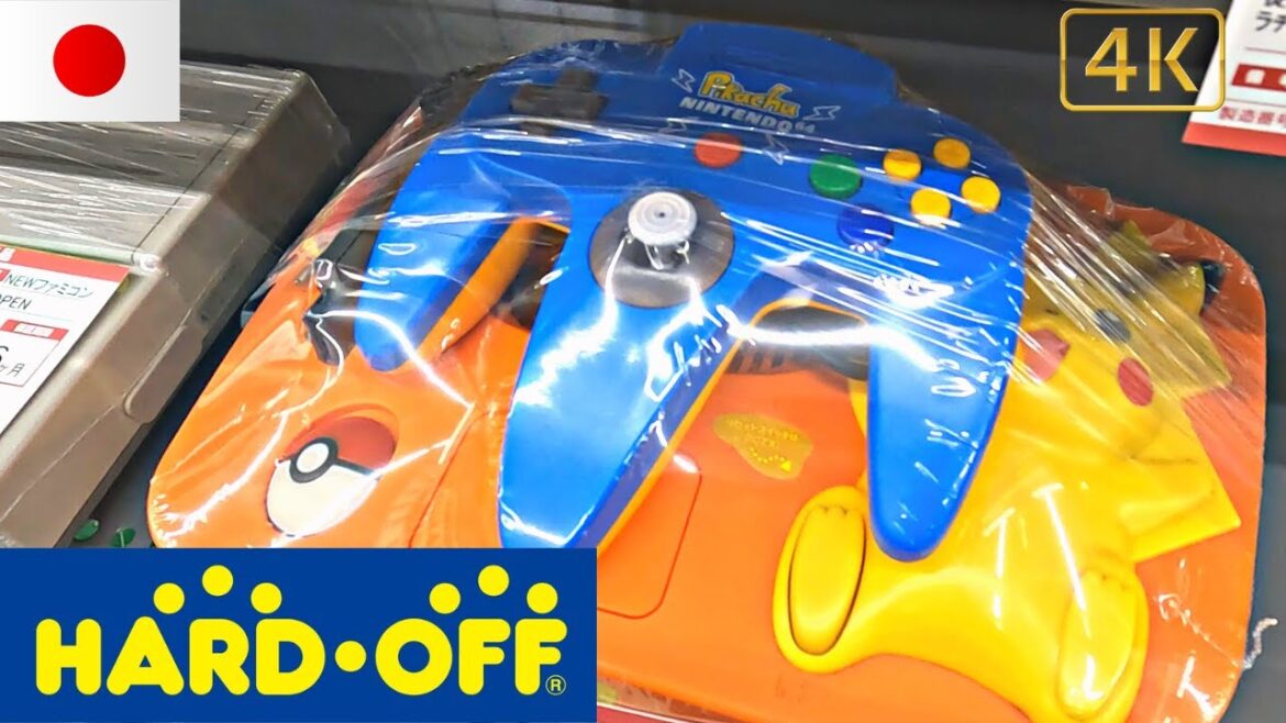 Hard Off 4k Virtual Tour (Japanese thrift store)| Retro games/Shopping/ASMR/Japan