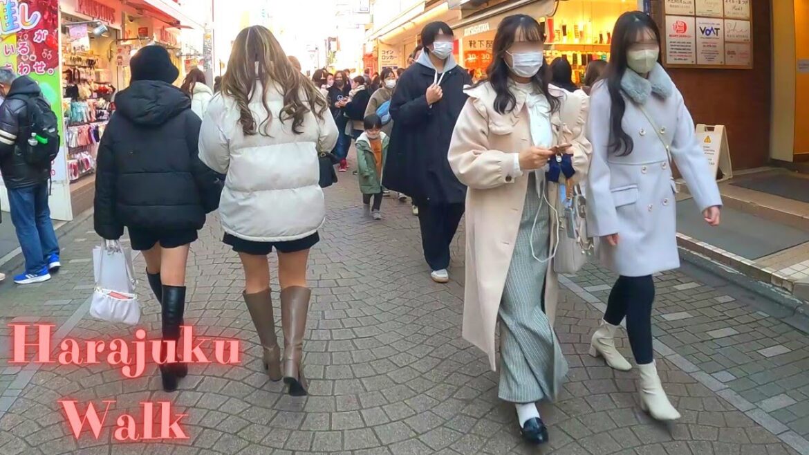 Harajuku Tokyo in Japan walking tour【4K】1.2023