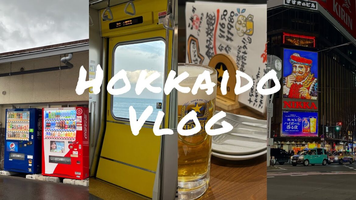 (여행VLOG) 3박4일 홋카이도 ep.1 가을과 겨울 그 사이 어딘가 | 노보리베츠 온천 , 다이이치타키모토칸, 오타루 당일치기, 삼각시장 카이센동, 징기즈칸 맛집