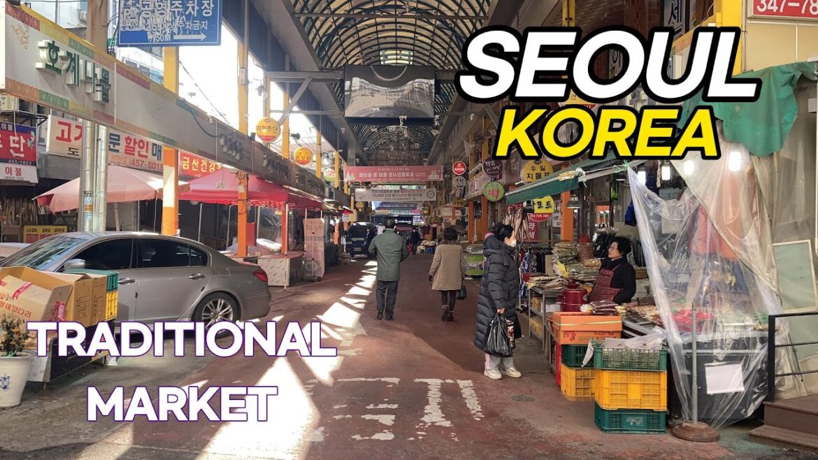 [4K]Christmas Day, Walking in Anyang Hogye Traditional Market - Walking Tour SEOUL KOREA 2022