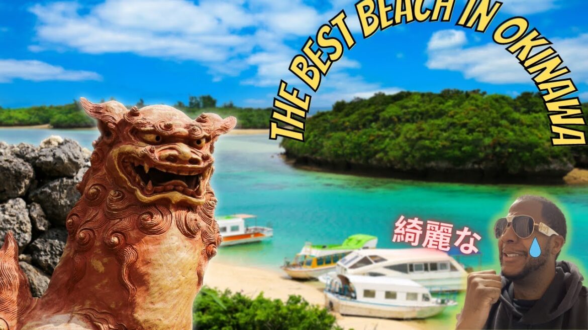 Japan travel to the best beach in Okinawa Japan 4K