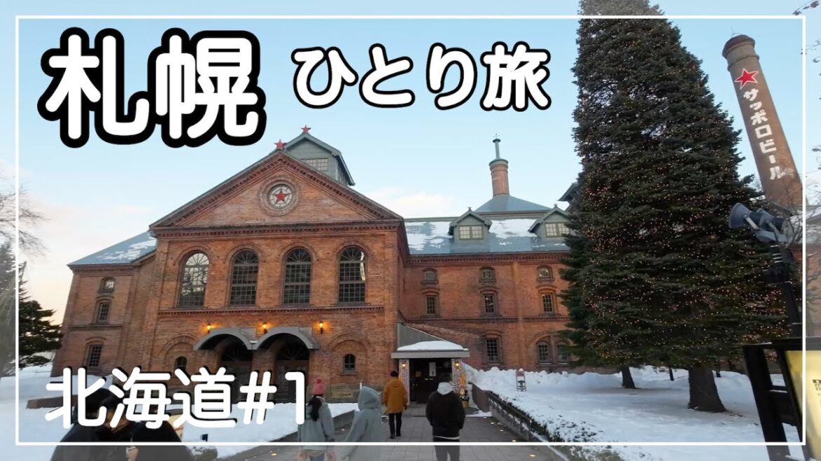 北海道ひとり旅 #1 札幌 / 冬の雪国で海の幸とビールと観光名所めぐりを満喫 /北海道グルメ/ 旅vlog  [Hokkaido, Japan]