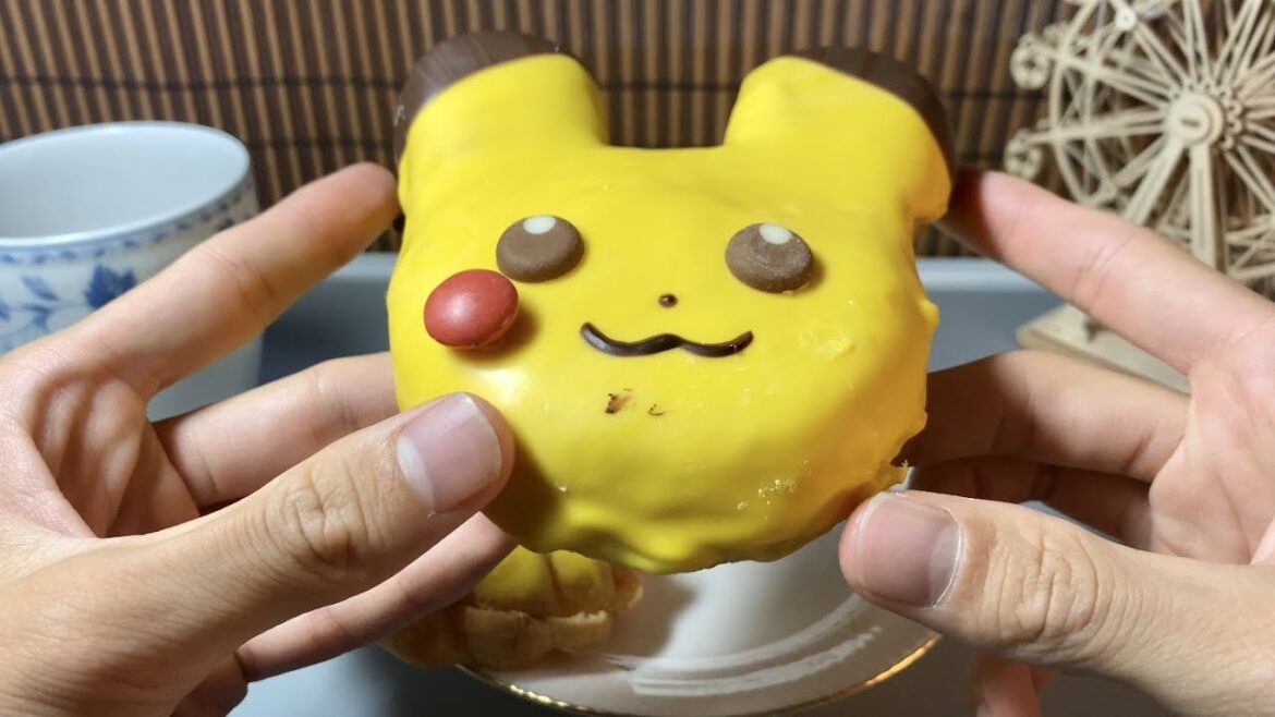 Eating Pokémon Donuts from a Japan’s Donut Shop