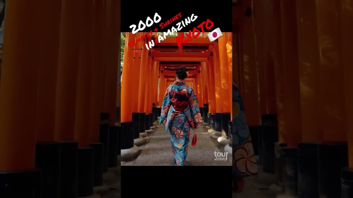 Cultural Capital of Japan - beautiful Kyoto with 2000 temples and shrines #shorts #kyoto #travel