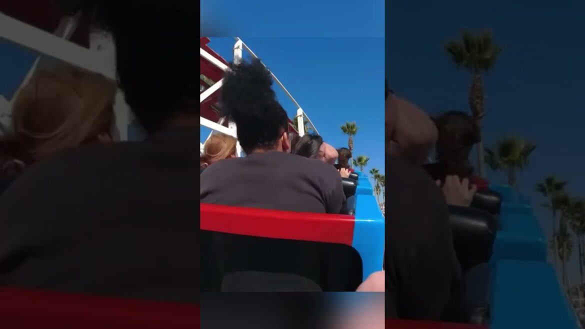 Giant Dipper! The oldest wooden coaster on the west coast! POV