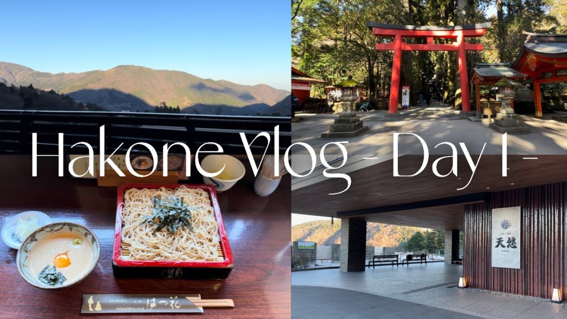 Hakone Vlog | 箱根1泊2日女子旅 | 箱根湯本 | 箱根神社 | 小涌園 天悠 宿泊記 | Day 1 Hakone Vlog | 箱根1泊2日女子旅 | 箱根湯本 | 箱根神社 | 小涌園 天悠 宿泊記 | Day 1