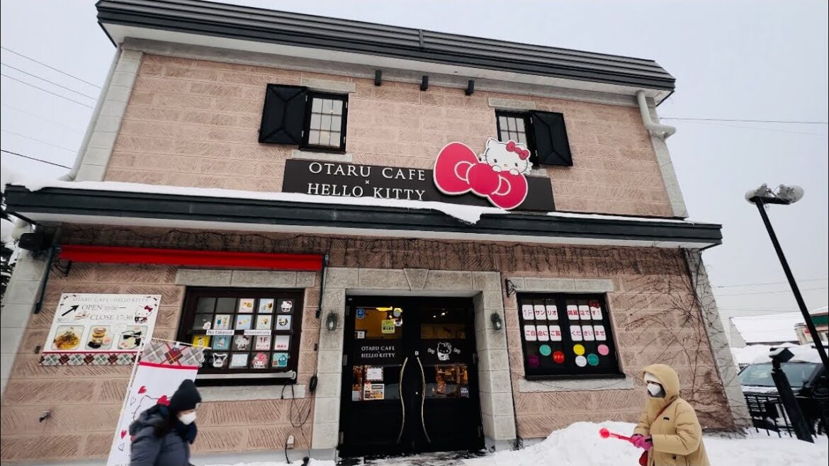 [4K60FPS] Otaru Cafe x Hello Kitty (Japan)