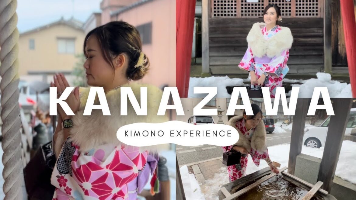 FIRST KIMONO SNOW EXPERIENCE IN KANAZAWA, JAPAN TRIP