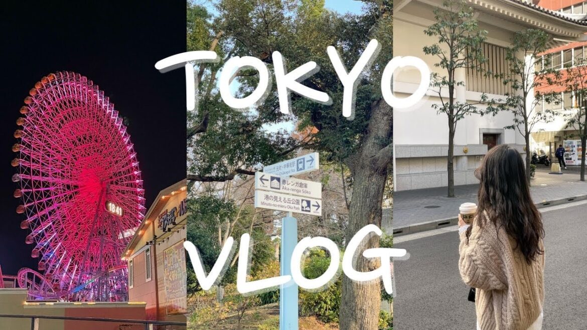 도쿄 여행 🇯🇵 3박 4일 브이로그 ep.2 도쿄 근교 당일치기 여행 🚃 | 요코하마 야경 |  발 닿는 곳 아무데나 다니기 👣