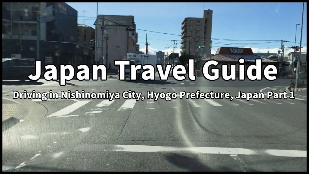 Japan Travel Guide | Driving from Route 171 to Route 43 | Nishinomiya City, Hyogo Prefecture, Japan