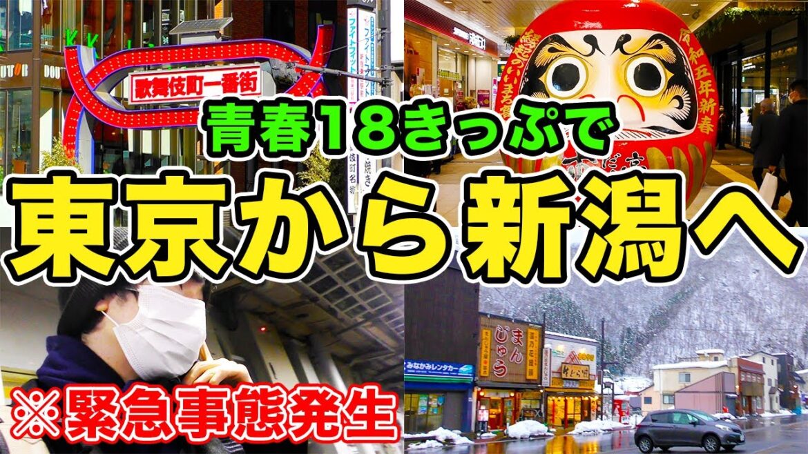【東京→新潟】青春18きっぷで冬の北関東を縦断したら大変なことに・・・