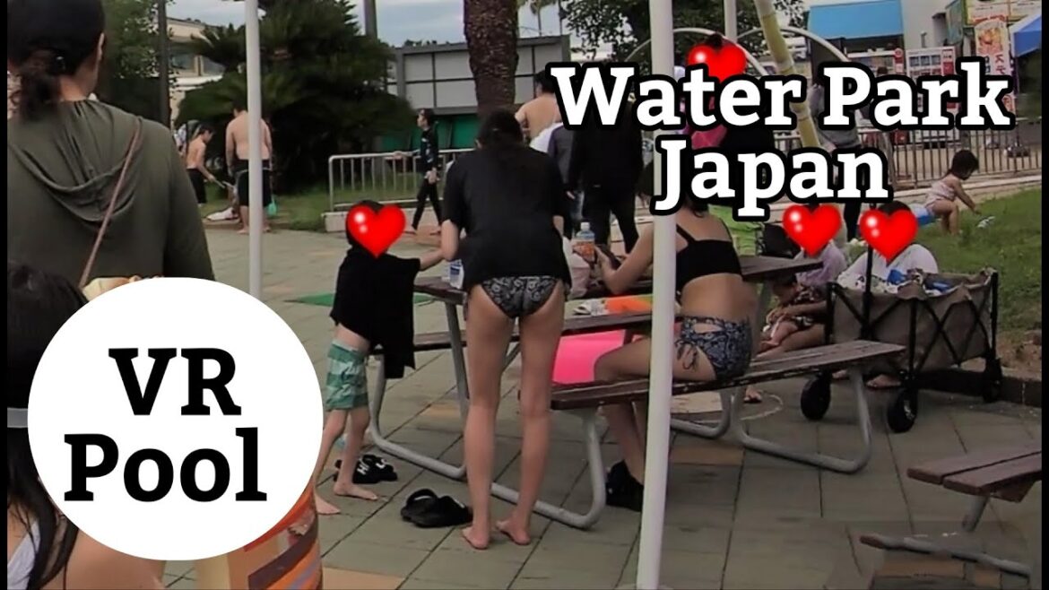 VR Walk - Japan Water Park - Walking Tour - 3D Tourism